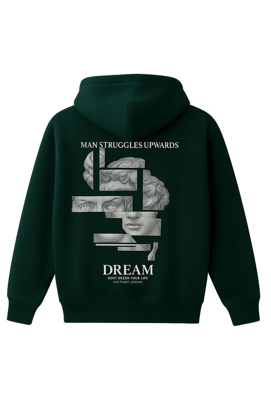 Hoodie Green Face´s