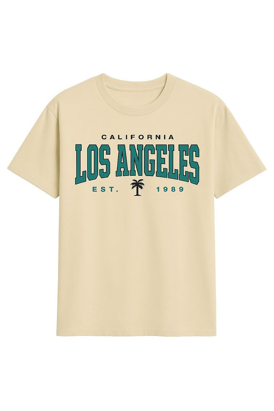 Beige Cali Drop Oversize Los Angeles